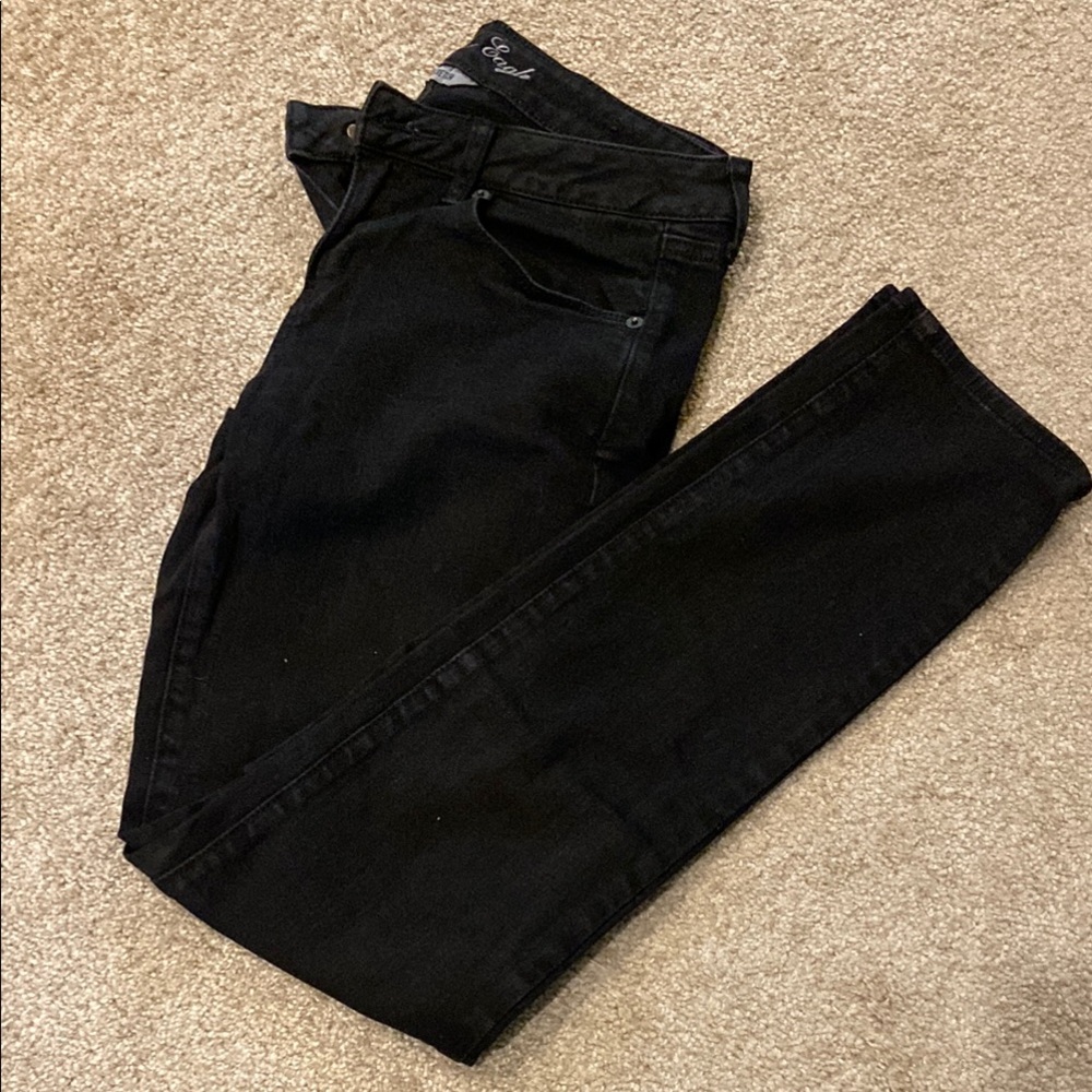 AEO Black Skinny Jeans